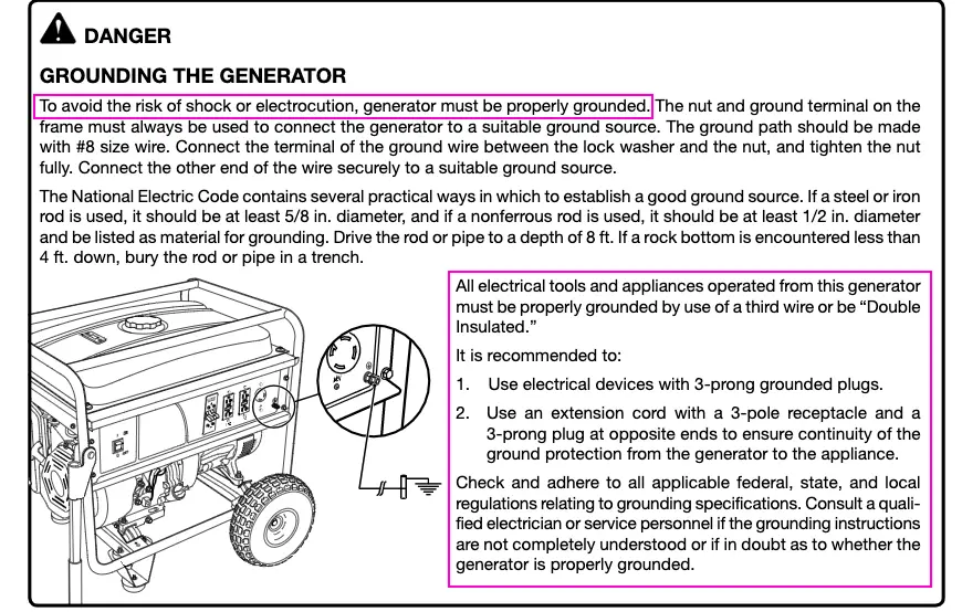 Do portable generators need to be grounded?