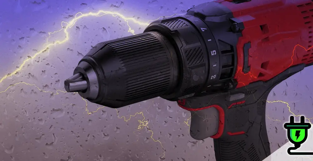 can you use electric power tools in the rain? 2